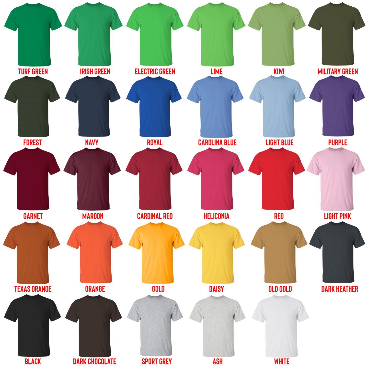 t shirt color chart - Shugo Chara Store