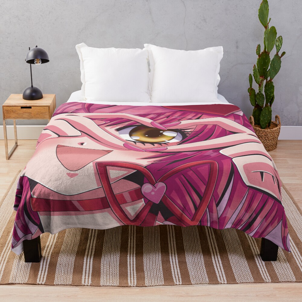 Heart Amulet Throw Blanket