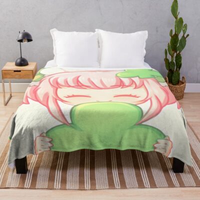 Shugo Chara Clover Amu Throw Blanket